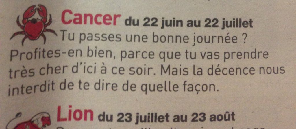 FlorentSRN's tweet photo. Ce soir, tu vas prendre 🎧 #20Minutes #Generation404 #horoscope @Matt_Maggle https://t.co/f70ECiSqyn