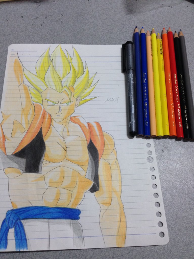 fainal041's tweet image. ゴジータ完成しました！
やまった所もあるけど結構上手く描けたと思う！よろしければRT.いいねお願いします！
♯ルーク団
♯ARETS団