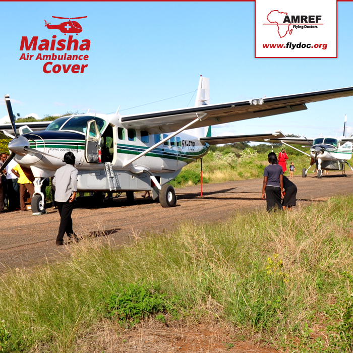 AMREFFlyingDocs's tweet photo. #TimeisoftheEssence,Get the Maisha Air Ambulance Evacuation Cover at Ksh.1800 per annum!  https://t.co/zjOTkLmpD9 https://t.co/oBFoCPxcQd