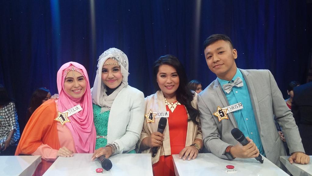Antijones_TTV's tweet photo. Selamat buat JELIA, SUCI, ADEL, dan CHRISTO berhasil masuk ke babak Katakan Judulnya! #duelbintangKSTTV https://t.co/wg2zPSSckJ