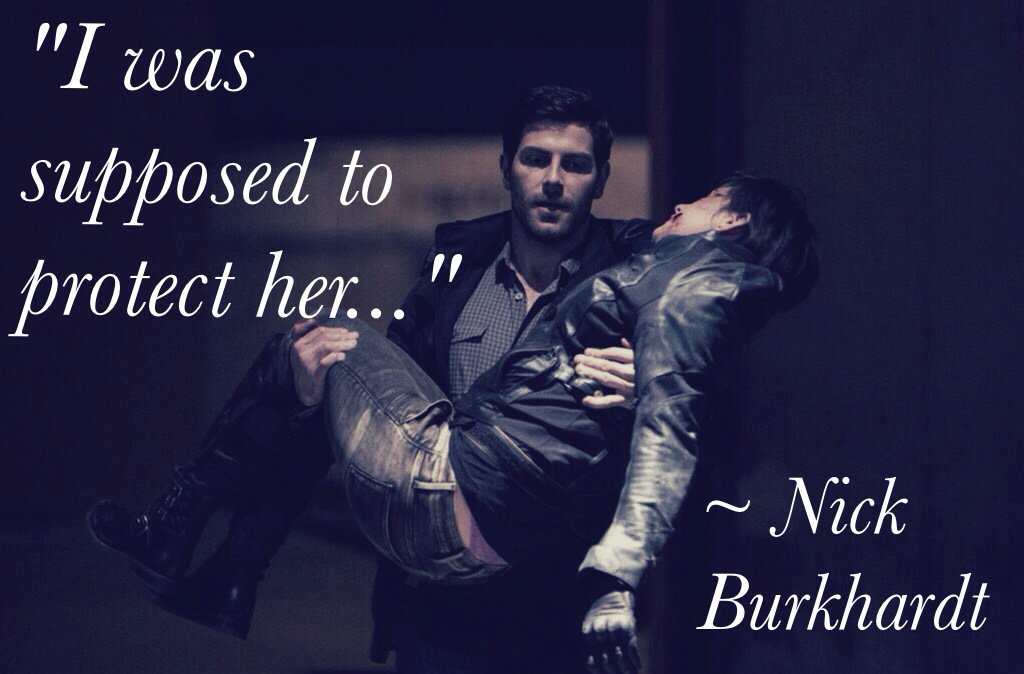 Yes, he really said that. #Trubnick #Trubel #NickBurkhardt #Grimm #Grimmsters #TheresaRubel #NickXTrubel