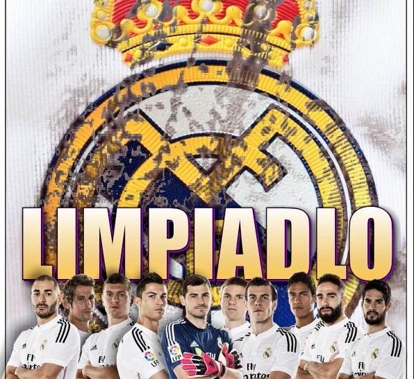 No os merecéis lo que lleváis en el pecho. Limpiadlo! #estenoeselmadrid