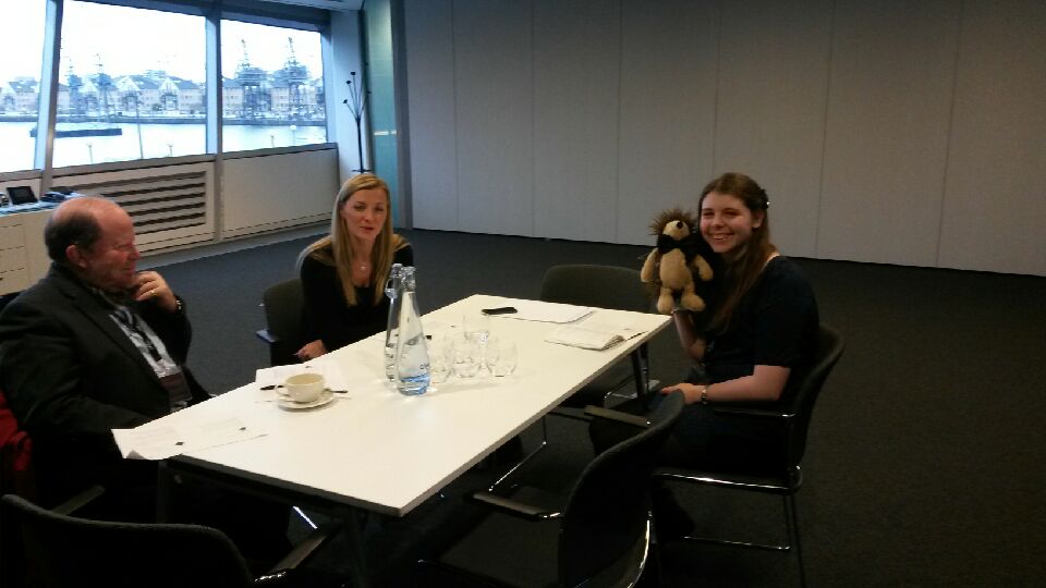 HeatherTatumSW's tweet photo. Henry offering moral support to one of our finalists Sharne #lifetimelearnerawards @Lifetime_EY https://t.co/akPJN289os