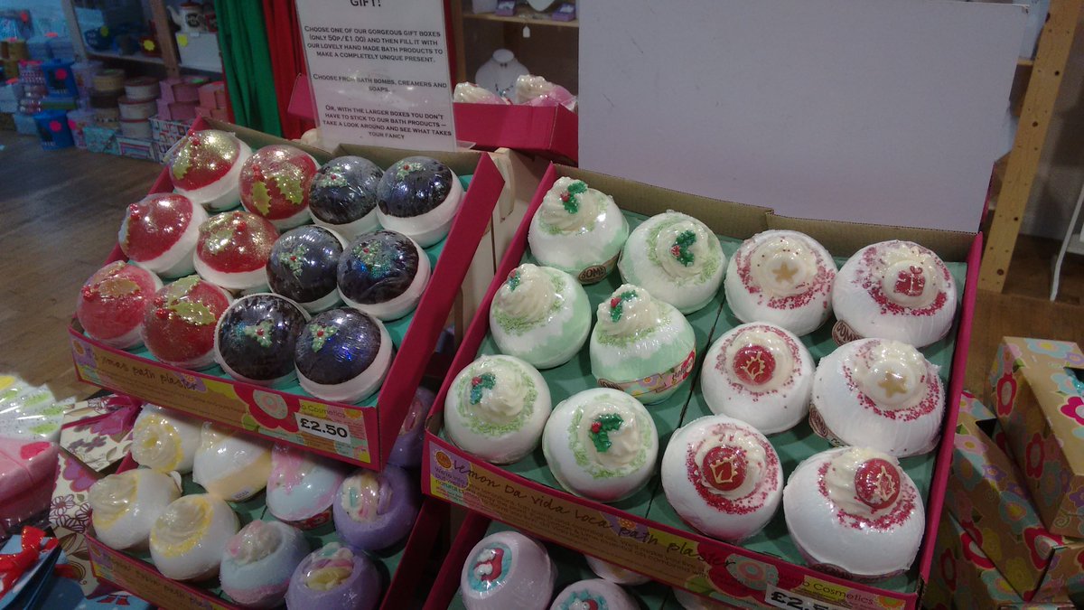 EmporiumCardiff's tweet photo. #bath blasters now available with a #Christmas twist @EmporiumCardiff @Capitol_Cardiff #cardiffshopping #pamper https://t.co/OcBpsDLvtK