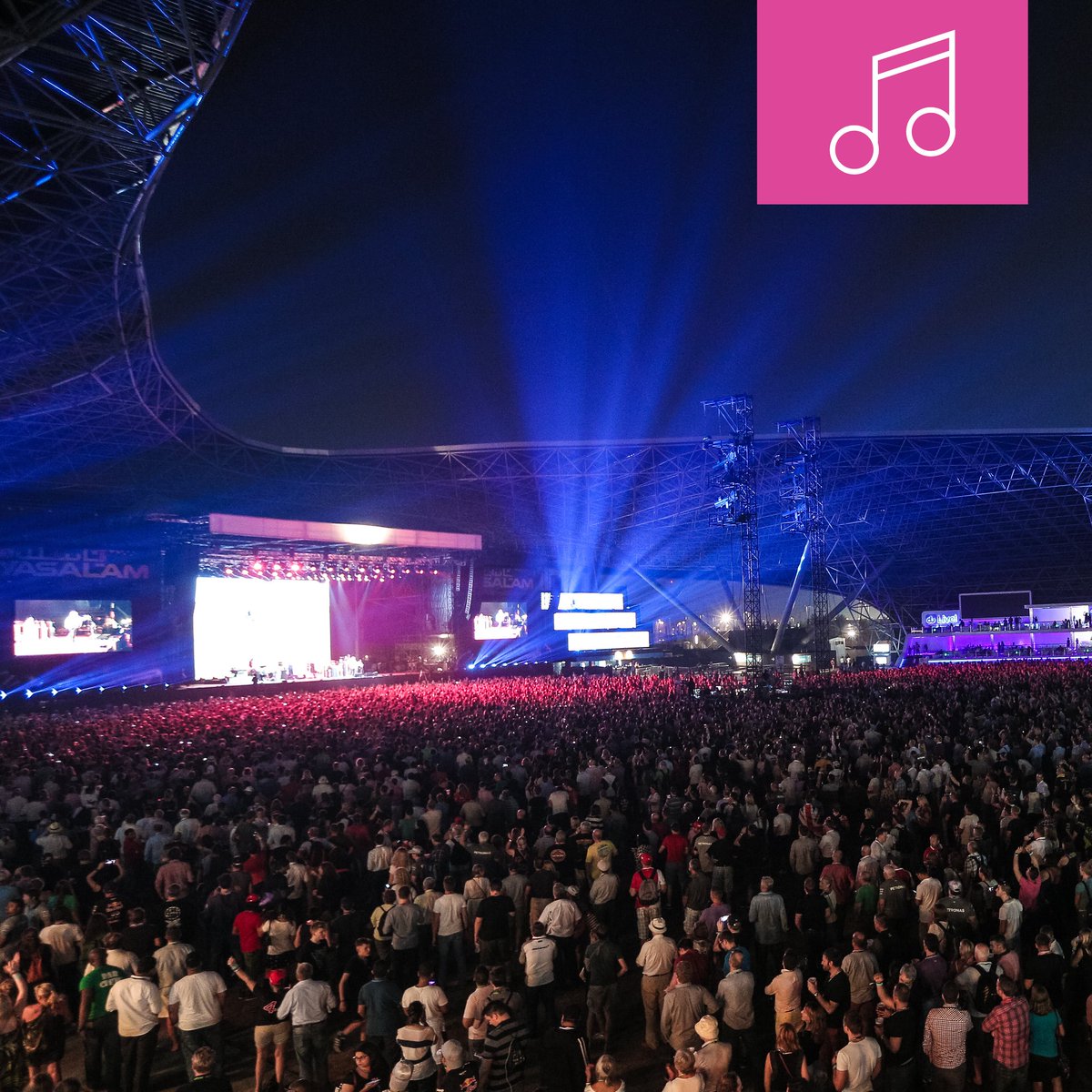 InAbuDhabi's tweet photo. .@enrique305 @flo_tweet at Yasalam After Race Concerts from Nov26-29 at du Arena #InAbuDhabi https://t.co/faiVpZpMCi https://t.co/tffc72y1zH