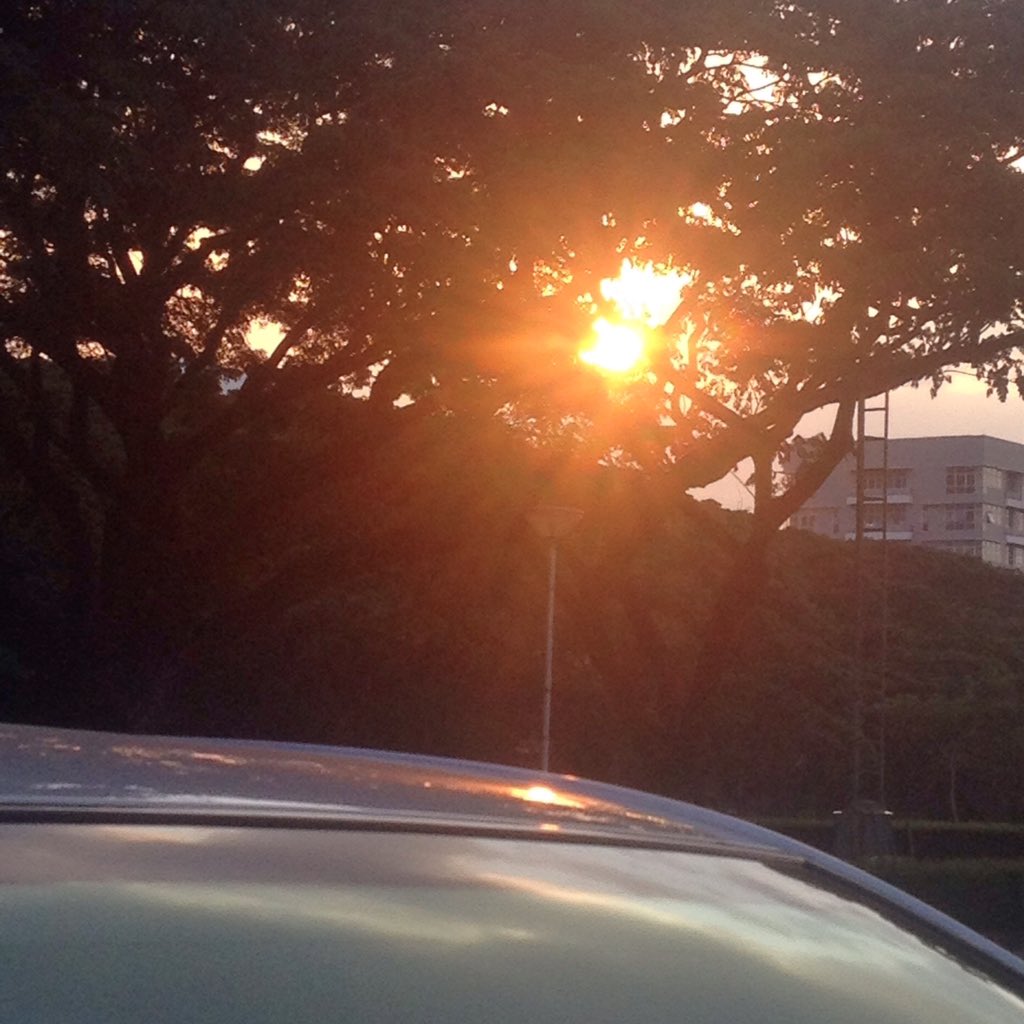 lawansuwannarat's tweet image. Sunset #sunsetreflection #bangkok #Thailand