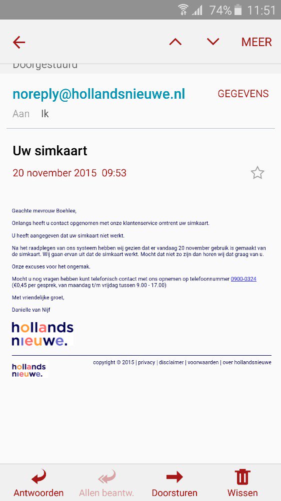 Momoo80's tweet photo. @hollandsnieuwe
Ik heb een mail gehad, zie foto. Ik heb echter nooit gebeld... https://t.co/NrHFibqXUG