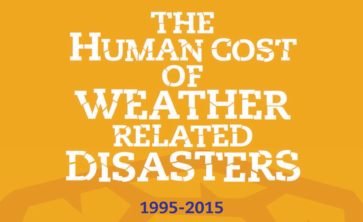 CREDUCL's tweet photo. @CREDUCL @unisdr new report on the Human Cost of #weather Related #disaters: COP1 to #COP21 https://t.co/jAdaQkFXB8 https://t.co/qKPMEW6RoR