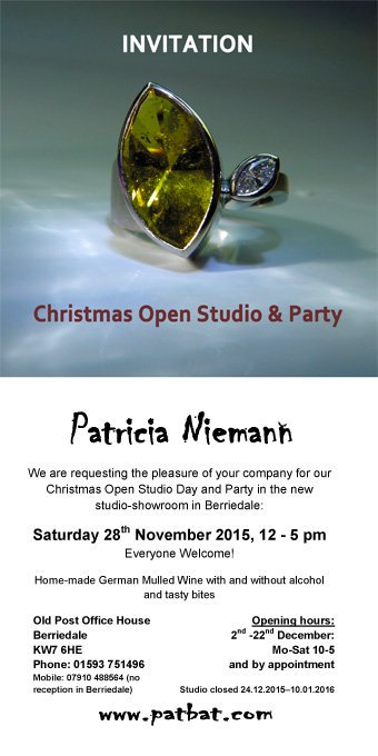 patbatcom's tweet photo. Warmest invitation to Berriedale Open Studio &amp; Christmas Party 28th Nov. 12-5 https://t.co/Bcty88jyiO