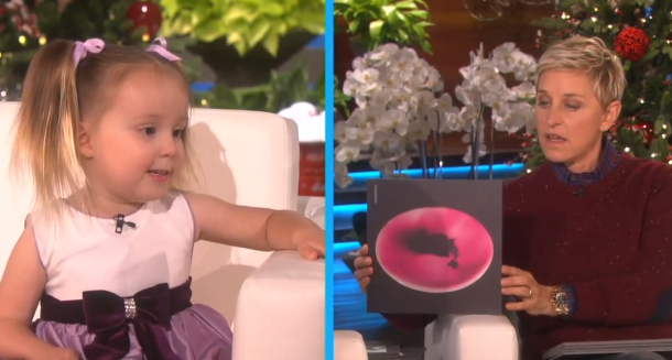 Ellen De Generes left stunned following chat with three-year-old girl mumy.me/n9e