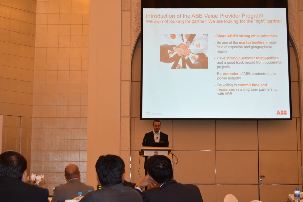 ABBMiddleEast's tweet image. ABB Regional Partner Seminar to provide unique opportunity for partners to consult ABB's experts &amp;amp; hands-on training