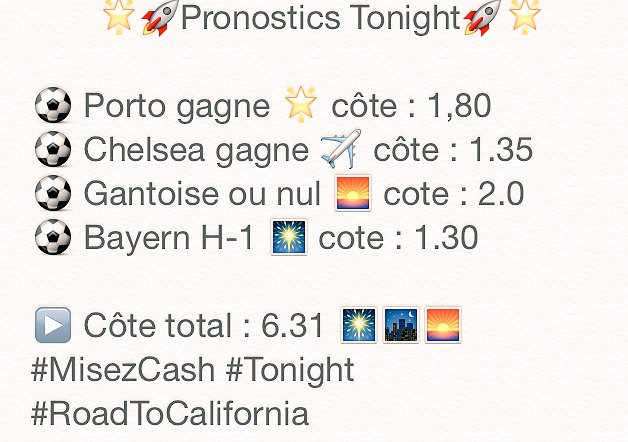 PronoTonight's tweet photo. Aller Misez moi sa #ParionsSport #SafeToSafe #RoadToTheSun ! https://t.co/thuFaPC280