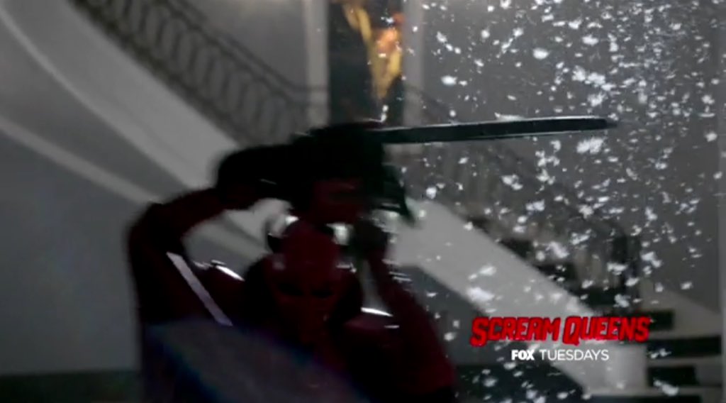 sqnewsupdates's tweet image. -SCREENSHOTS- Red Devil, Grace and Chanel #3 in 1x10, "Thanksgiving" #ScreamQueens