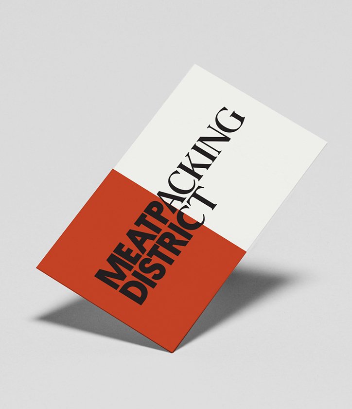 itsnicethat's tweet photo. A new visual identity reflects a pivotal turning point for New York’s Meatpacking district > https://t.co/Ph35tteJUF https://t.co/KxFAuTNt2F