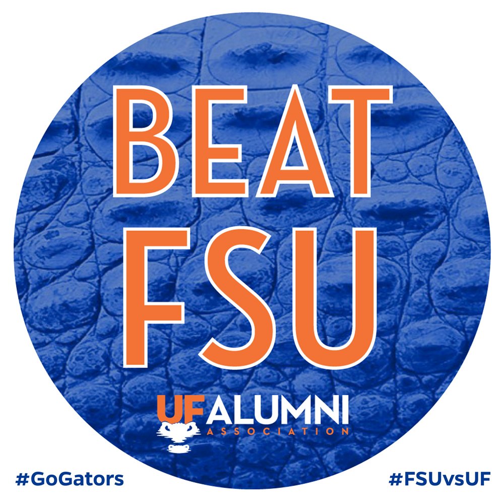 Our state. Our Swamp. Our time. #GoGators #FSUvsUF