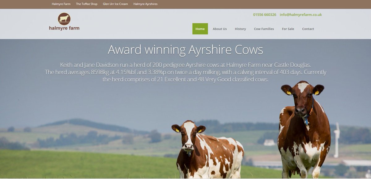 We've launched our new website halmyreurr.co.uk, find out about our herd and other businesses.