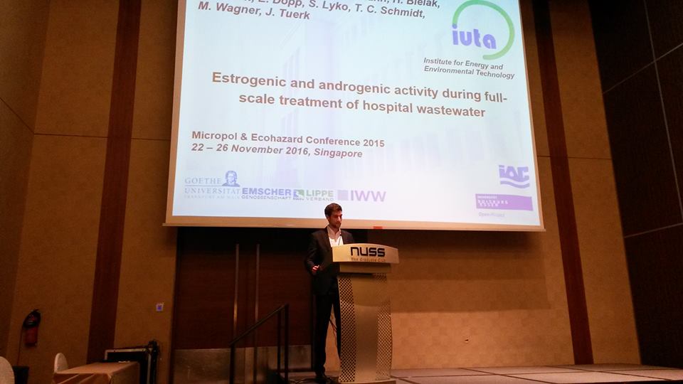 FutureWater14's tweet photo. Second day for Fabian &amp; Olli at #IWA Micropol in #Singapur. Programme: https://t.co/HUcK4LJ7lM @PUBsingapore @IWAHQ https://t.co/iRoDwAtXYJ