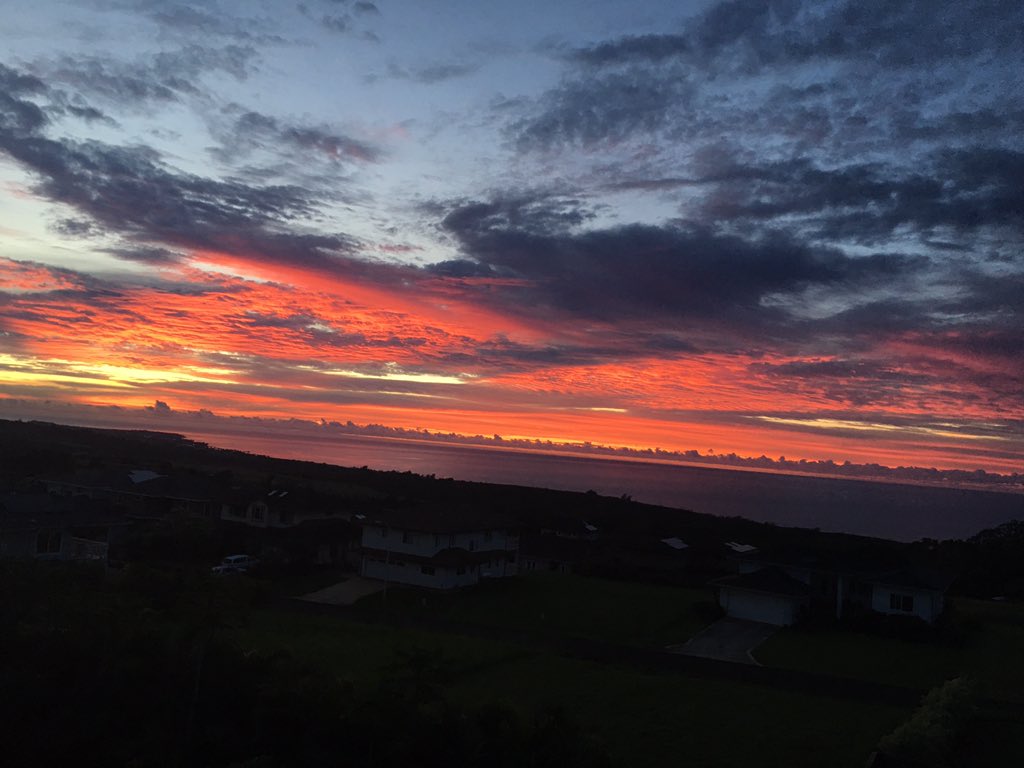 Christmas every morning from my bedroom window. #nofilter #kauai