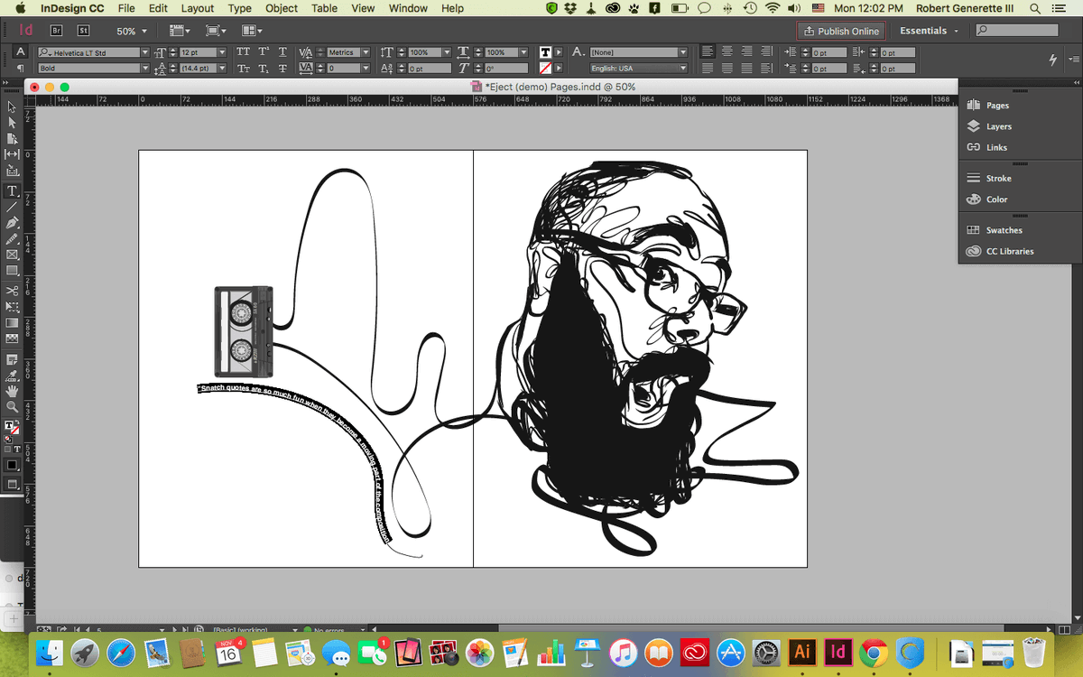 creativecloud's tweet photo. See how @Rob_Zilla_III lays out his book with InDesign CC and @BlurbBooks. https://t.co/MEJOgWuOGg #ArtistWorkflow https://t.co/mWKJx7mNsY