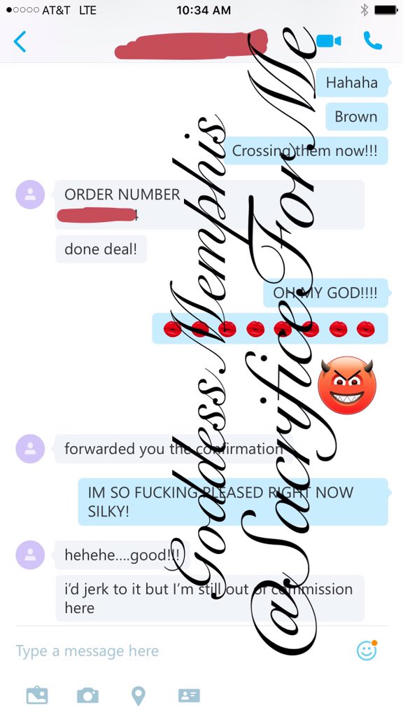 MemphisKay's tweet photo. Confirmation of the #LouisVuitton Speedy Bag from #SlaveB 😈 #FinancialDomination #Findom #SacrificeForMe https://t.co/Ge8tcMECIc