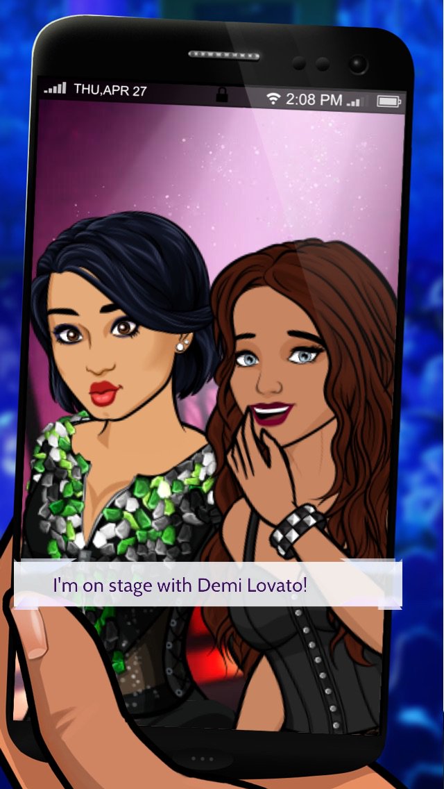 RHAMINI's tweet photo. I got a photo on stage with Demi Lovato! #episode #demipathtofame https://t.co/pkcJvytlfb https://t.co/rVs87Nyjla