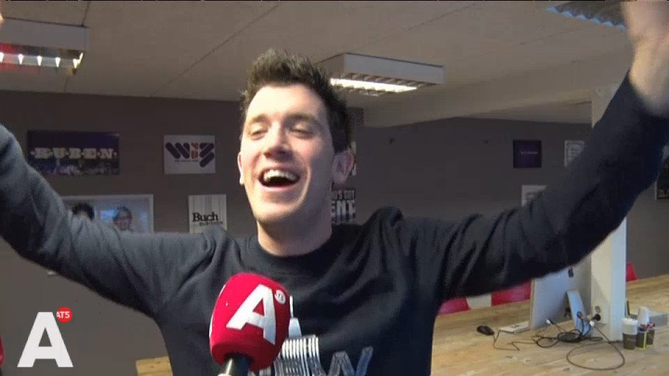 AT5's tweet photo. Brabander niet geschrokken door reacties op carnavalsnaam. ''You're drunk' Nou, nog niet' https://t.co/xyXoDWSYtV https://t.co/RhwE4lVB26