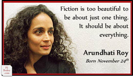 Happy Arundhati Roy, Man Booker Prize/Fiction 1997.  on 
