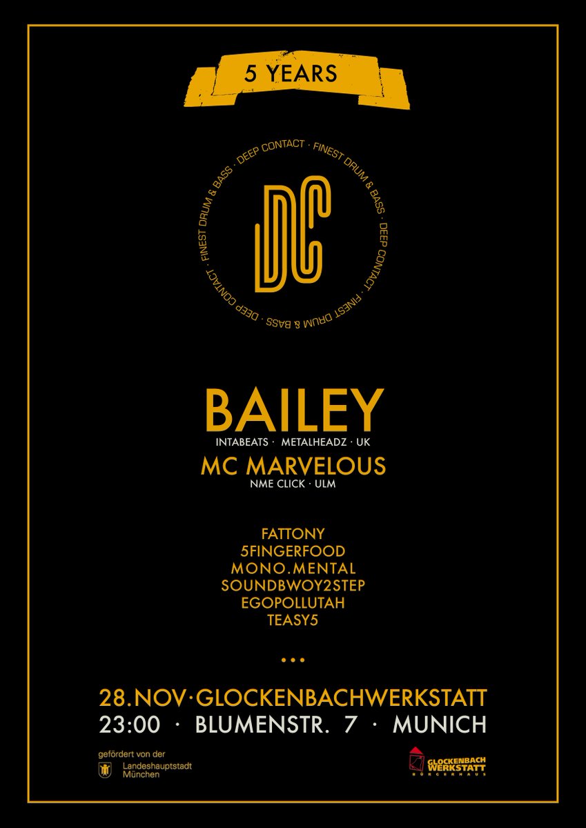 BaileyIntabeats's tweet photo. I'm playing in Munich, Germany this Saturday for #DeepContact's 5th Year Celebration.
https://t.co/e0NcaHC30t https://t.co/s5k6ZcSYz1