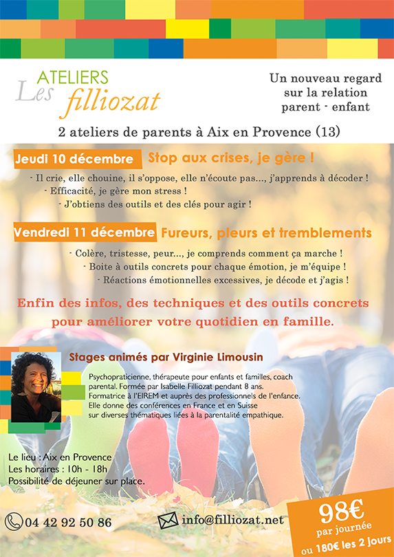 AteliersFillioz's tweet photo. Les prochains #ateliers de #parents organisés par @filliozatco c'est bientôt ! https://t.co/6s3qlwBcBy