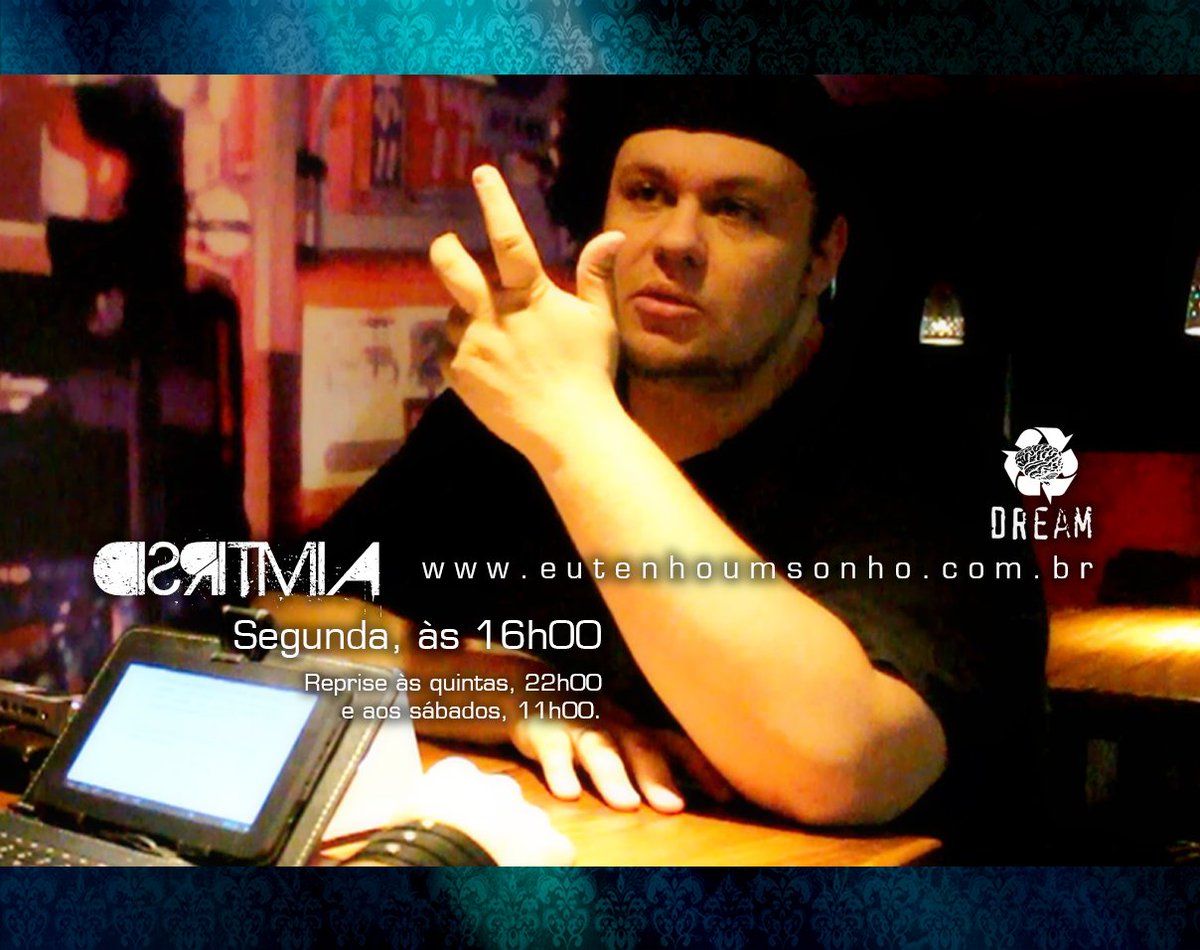 DreamNaWeb's tweet photo. Disritmia com @RogerioMorgado já está no YouTube. https://t.co/JaPMahdXub https://t.co/UgaZKFR4VZ