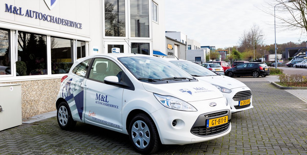 Bij M&amp;L Autoschade altijd gratis leenauto!