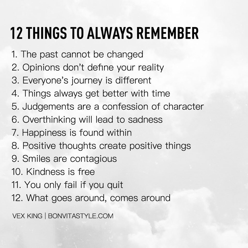 Vex King on Twitter: "Here's a list of 12 things to always Vex King on Twitter: "Here's a list of 12 things to always