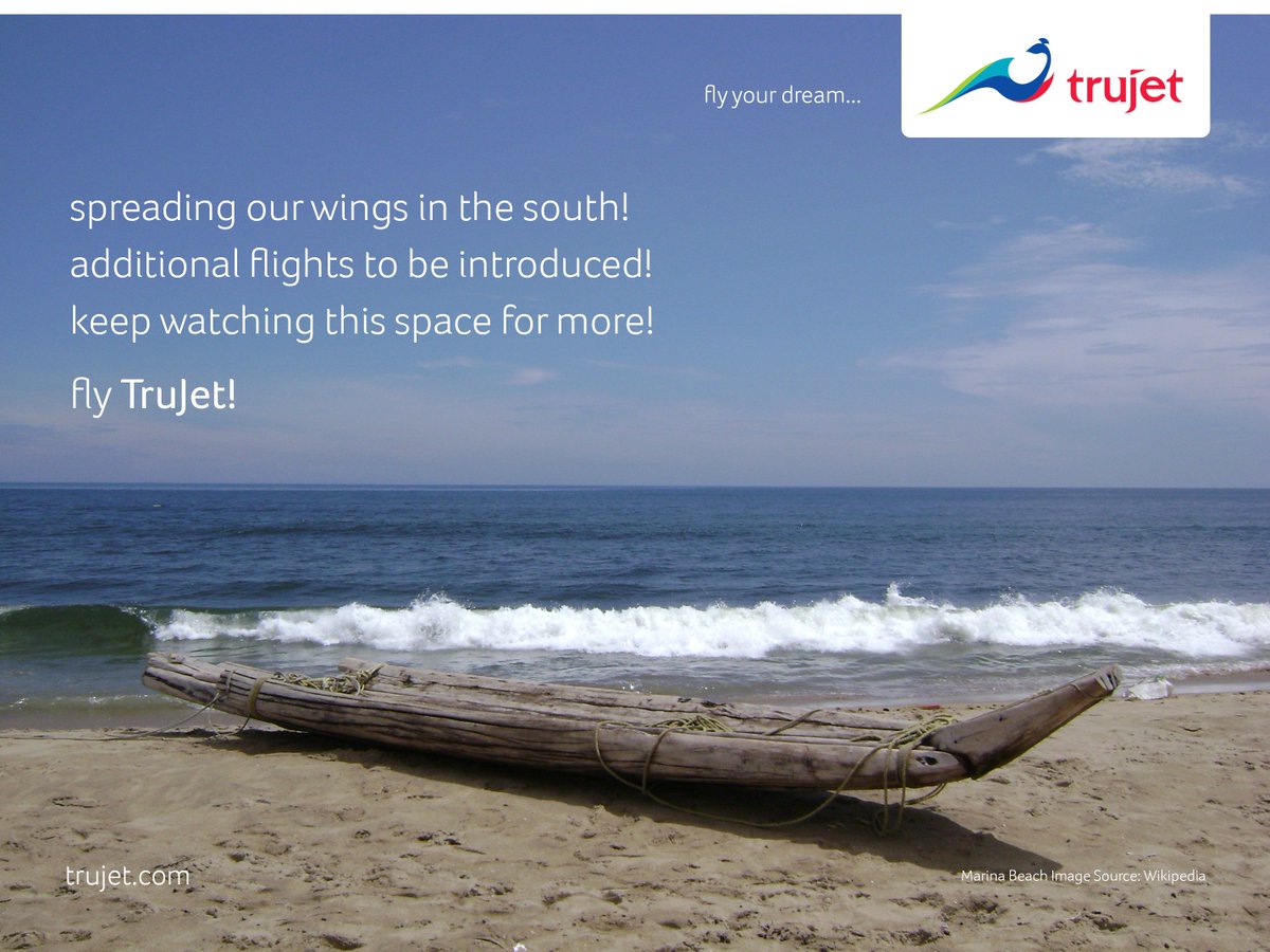 FlyTruJet's tweet photo. Spreading our wings in the south!
Keep watching this space for more!
#NewDestination #FlyYourDream #AdditionalFlight https://t.co/9Pw0Lj3kOt
