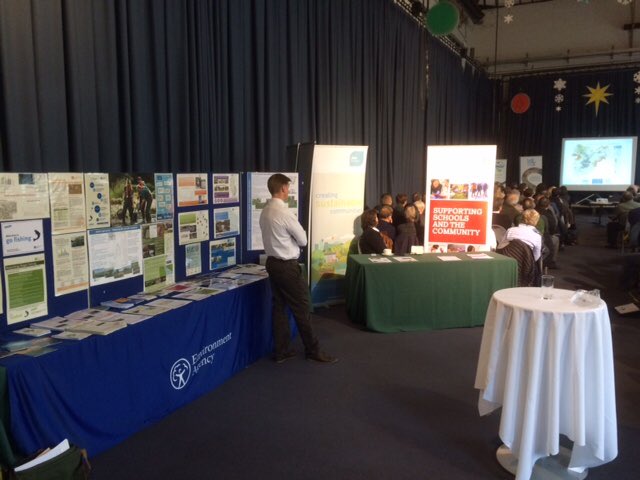 IanJonesEA's tweet photo. We're really pleased to support the @theriverstrust conference. Partnership working in action #RTconf #ironbridge https://t.co/GLhB8Ijras