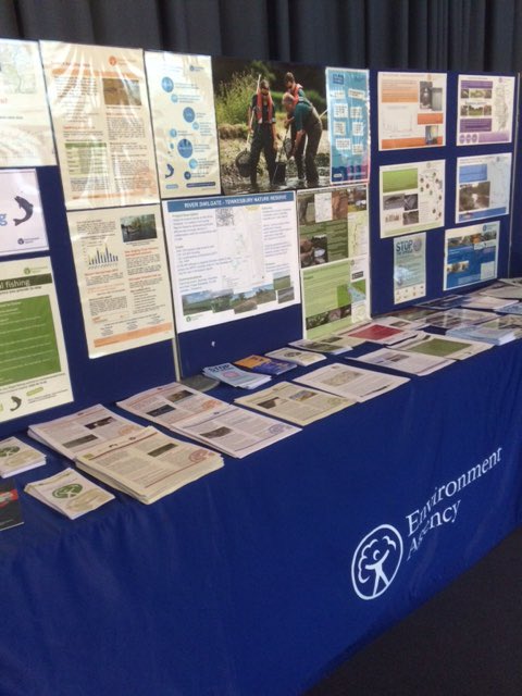 IanJonesEA's tweet photo. We're really pleased to support the @theriverstrust conference. Partnership working in action #RTconf #ironbridge https://t.co/GLhB8Ijras