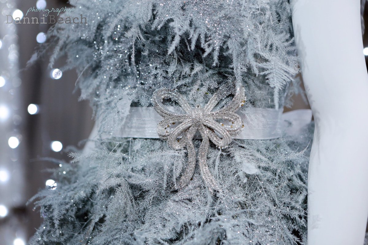 FlowerbugDesign's tweet photo. @Flowerona #Christmas has arrived! @Dannibeach @MathildaRose1 #thewindowat62 #snowqueen #winter, #dress #foliage https://t.co/VHEohzkGNV