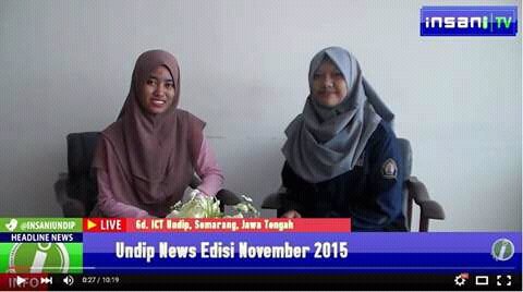 Undip news edisi November 2015 #1
Yuk tonton beritanya di Insani TV :

youtu.be/0yvh6_Y8Vrc

#insanitv