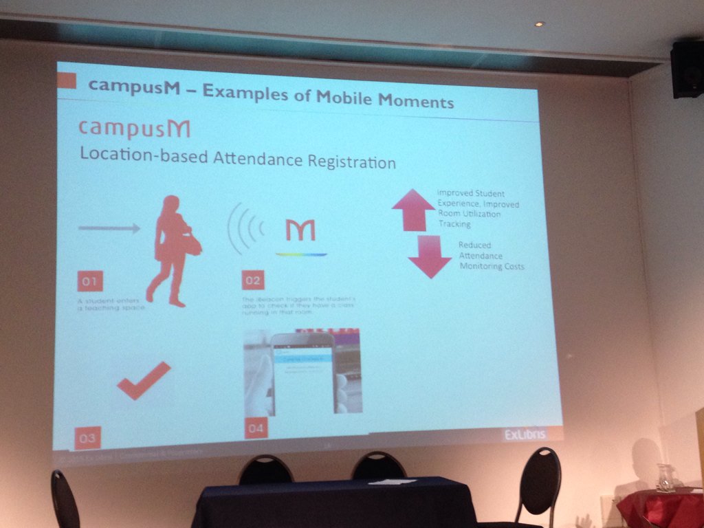 _campusM_'s tweet photo. #mobilemoments #attendancemonitoring #ibeacons https://t.co/BmuUde05VI