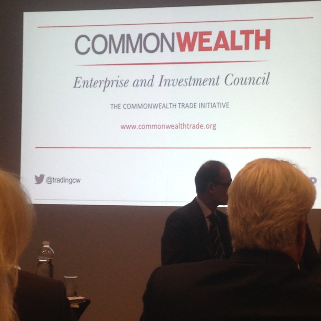 AmppGroup's tweet photo. Introducing the Commonwealth Trade Initiative @chogm2015mt #CBF2015 'facilitating commonwealth trade' https://t.co/fwB4FRMSJk