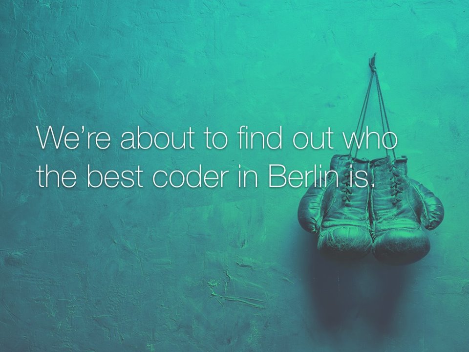 opnrs's tweet photo. Last day to register as a fighter for #berlincodefight. Or join us for free snacks &amp; drinks! https://t.co/7jCridWtwY https://t.co/KTW8VGZsYL