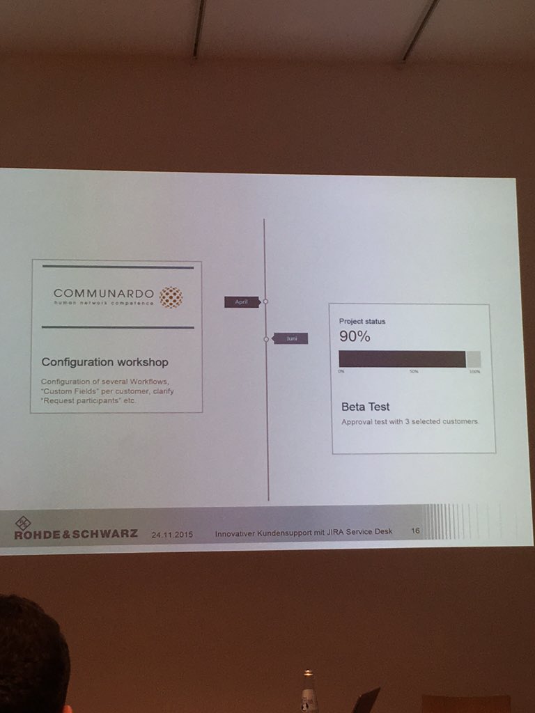 aug_cologne's tweet photo. Martin Kühl von @ipoque stellt innovativen Kundensupport mit #JIRAServiceDesk vor #Successtory @communardo #CCD2015 https://t.co/VG8nMtiLJZ