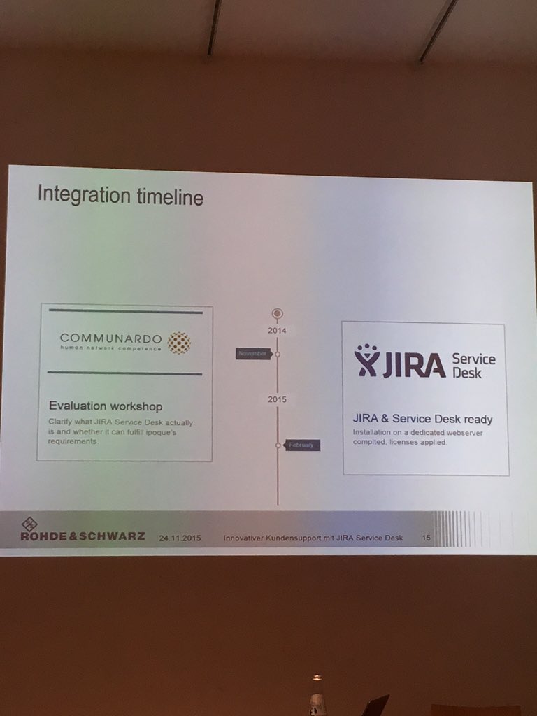 aug_cologne's tweet photo. Martin Kühl von @ipoque stellt innovativen Kundensupport mit #JIRAServiceDesk vor #Successtory @communardo #CCD2015 https://t.co/VG8nMtiLJZ