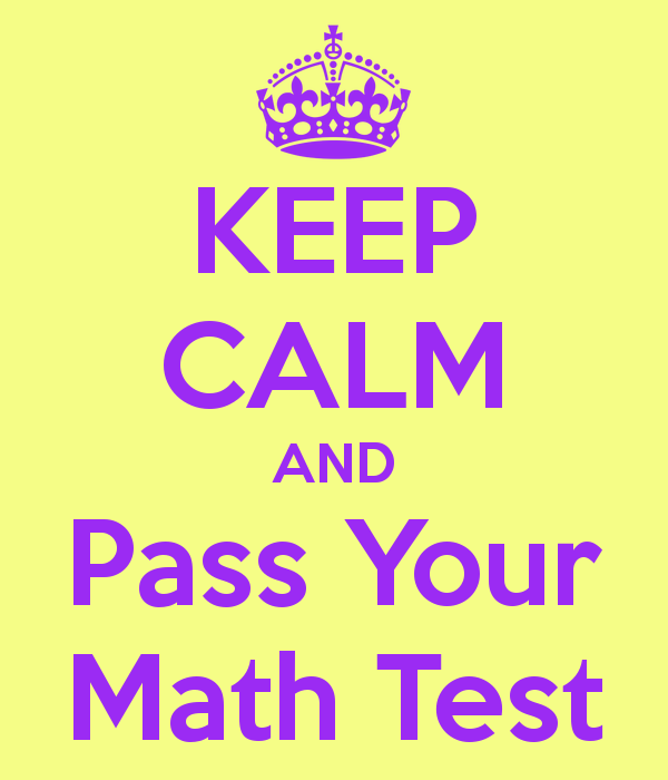 Math Test Tomorrow Clipart