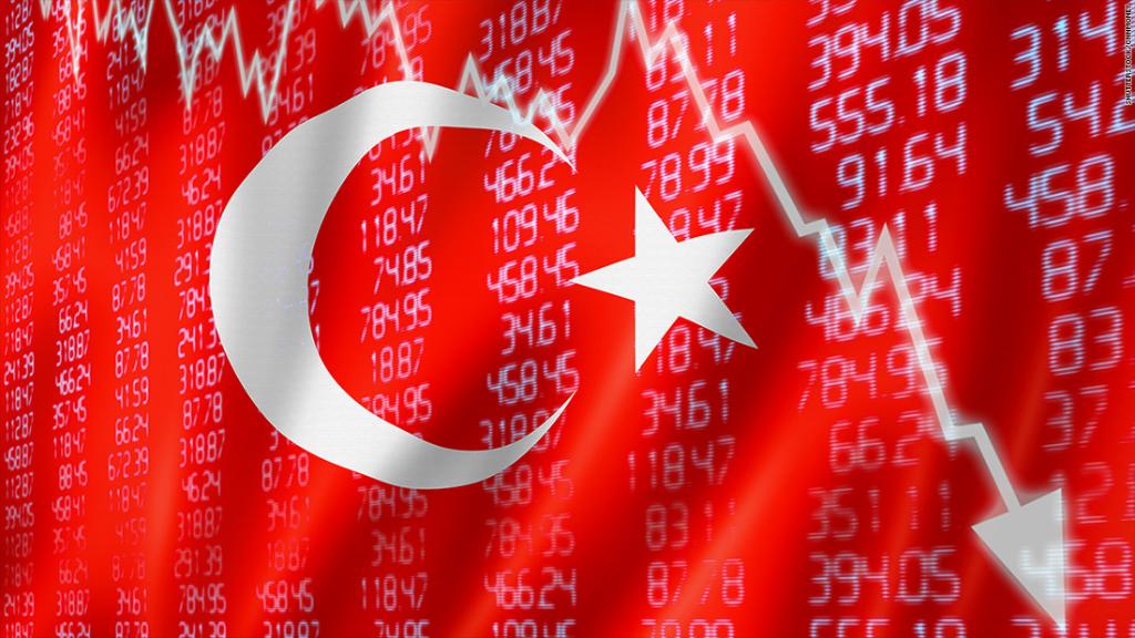 Turkish markets faltering after a Russian warplane crashed near the Turkish-Syria border. cnnmon.ie/1Idsv15