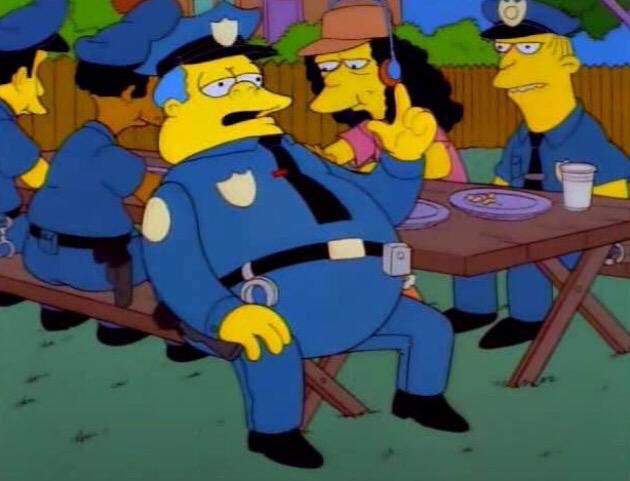 Simpsons_tweets's tweet photo. Wing me another one of them, ahh... burgers, would you? Can't quite seem to... stand up under my own power anymore. https://t.co/nKyVL7v1EJ