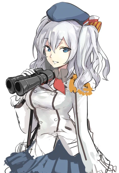 息抜きらくがき、鹿島さん 
