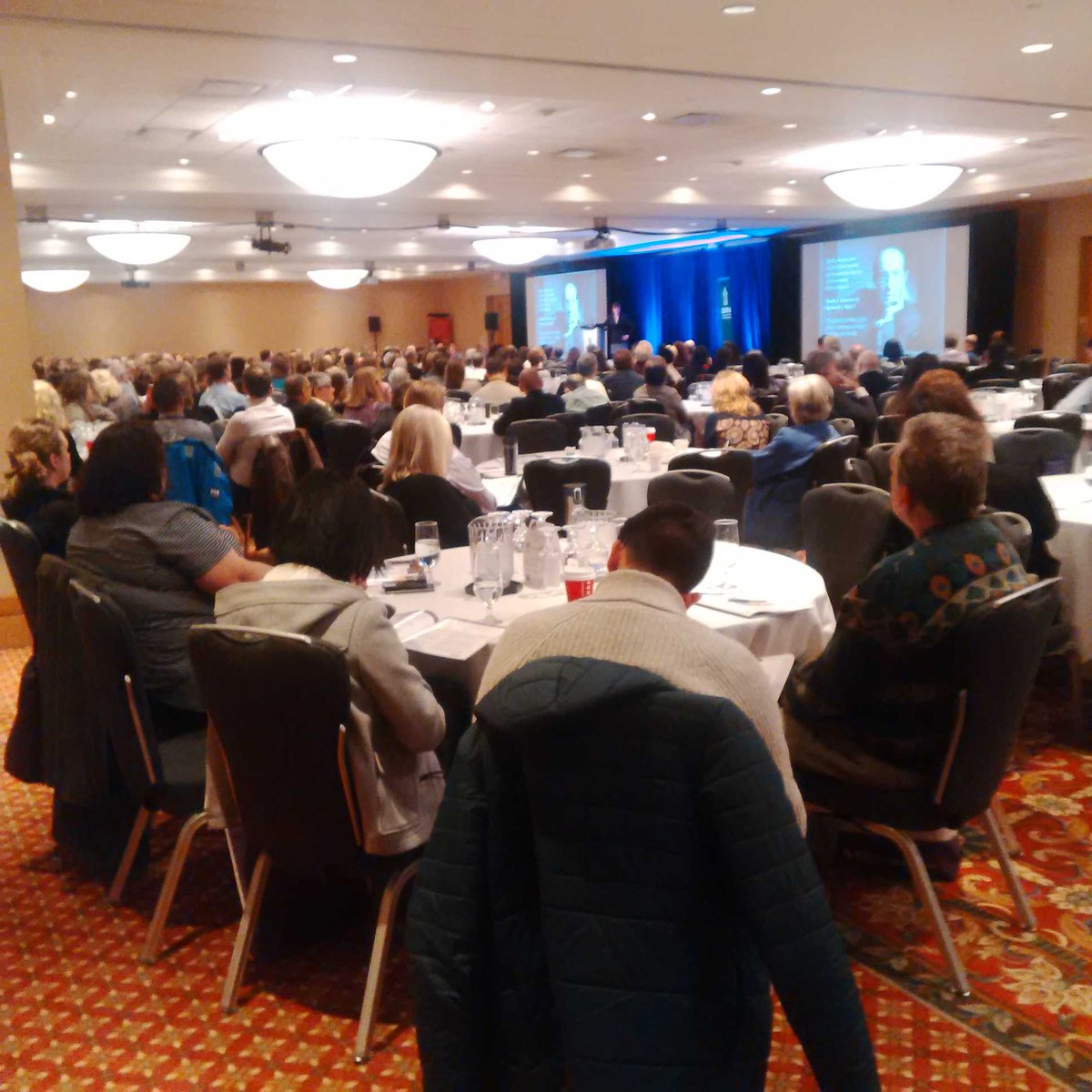 lyndyd18's tweet photo. Cindy Blackstock, speaking at #click2015 packed room. Fantastic speaker powerful advocate for First Nations. https://t.co/quu11WEDA4