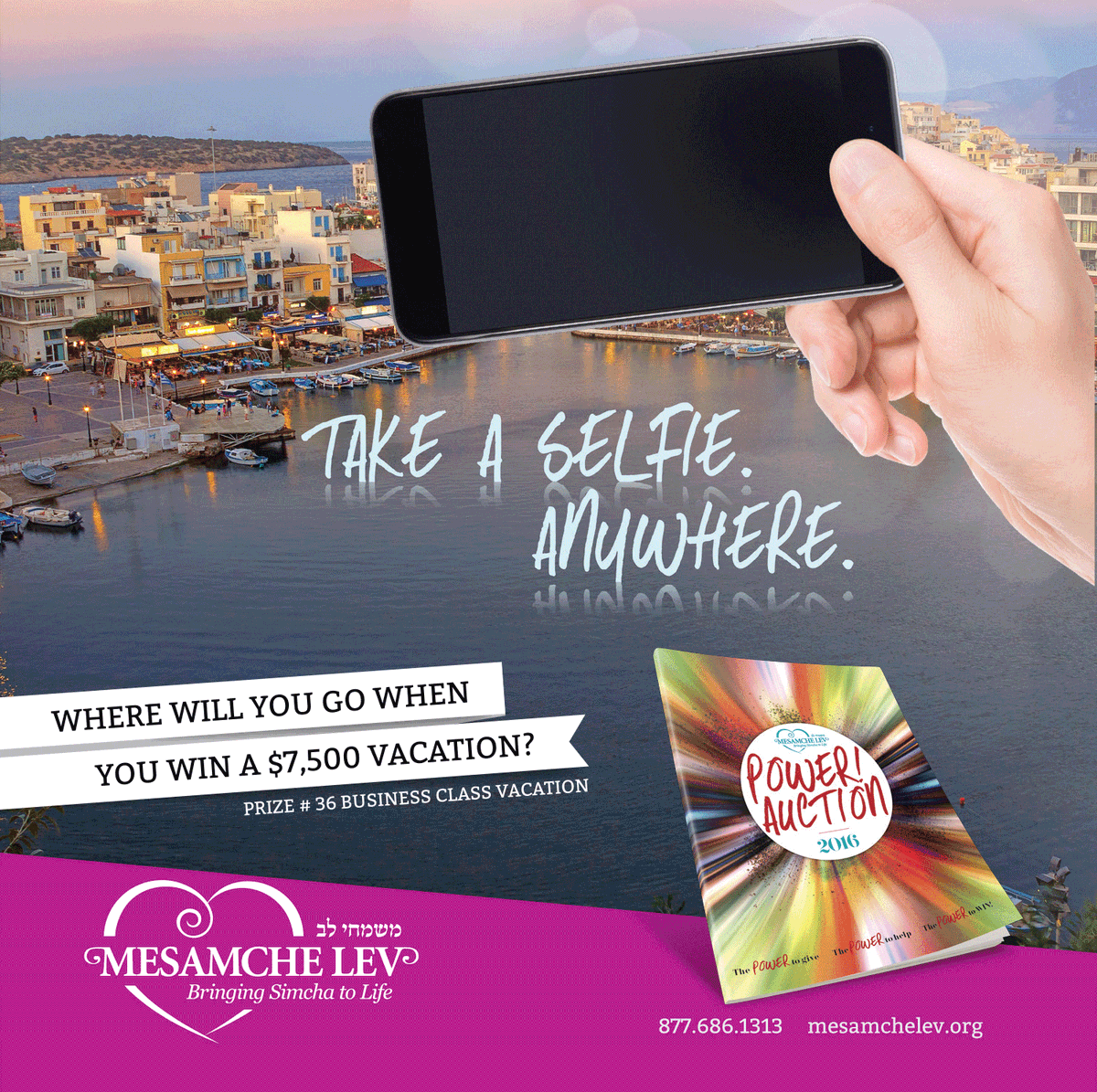 Mesamche_Lev's tweet photo. Where would you go with a $7,500 vacation!? Don't miss the chance to join: https://t.co/SylTixHPuc #PowerAuction16 https://t.co/Wt3Wmzj5Z3