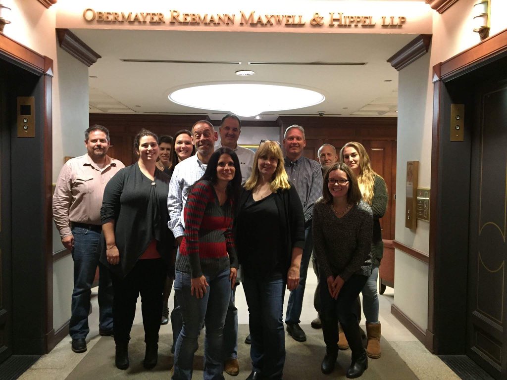 AIDSWalkPhilly's tweet photo. Thank You to our friends at Obermayer Rebmann Maxwell &amp; Hippel LLP! They raised $2,126 for @AIDSWalkPhilly #HIV https://t.co/WsJ9favqN5