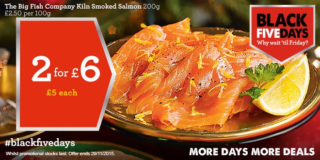 There's nothing fishy about this deal. Well, there is, but that's the point.. #blackfivedays po.st/BlackFiveDays